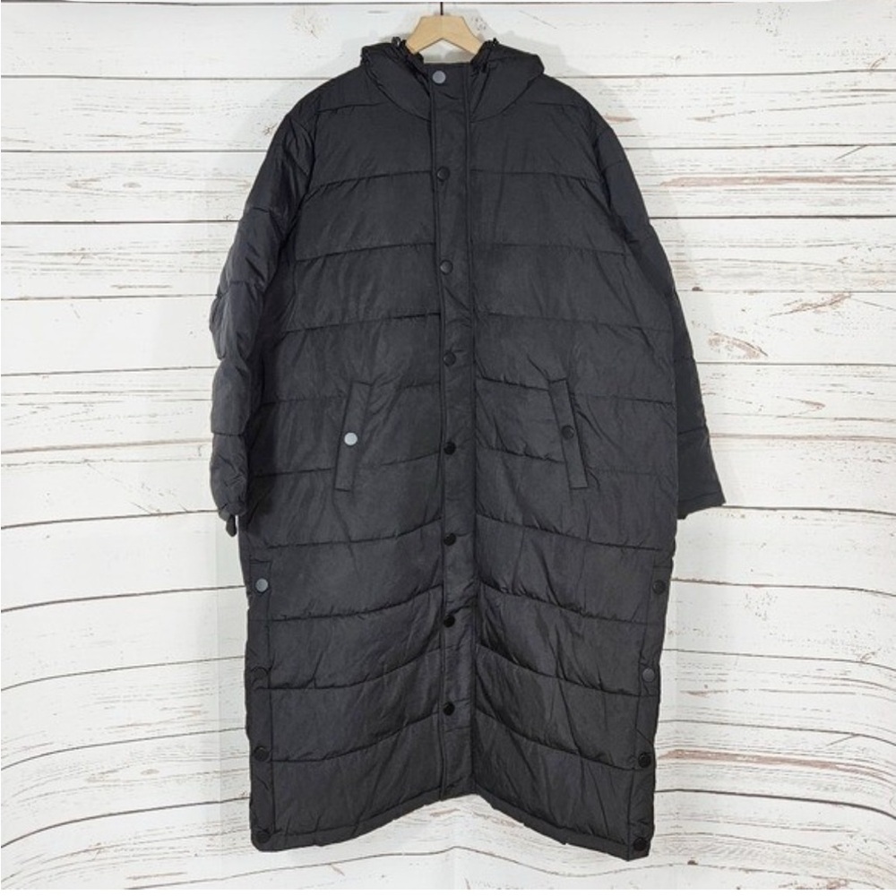 Universal Standard Black Puffer Coat